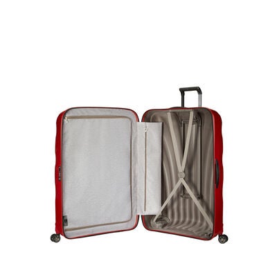 Interior Image of Samsonite Red C-Lite Spinner Large Luggage with Open Interior