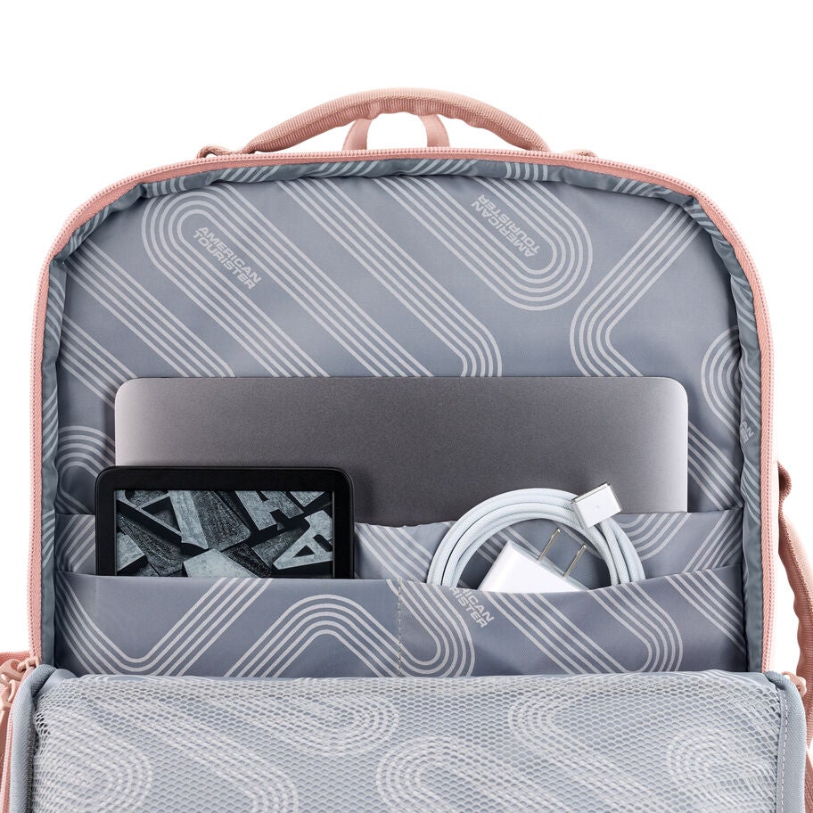 American Tourister Stratum 3.0 Travel Backpack in the color Pink Blush. image number 3