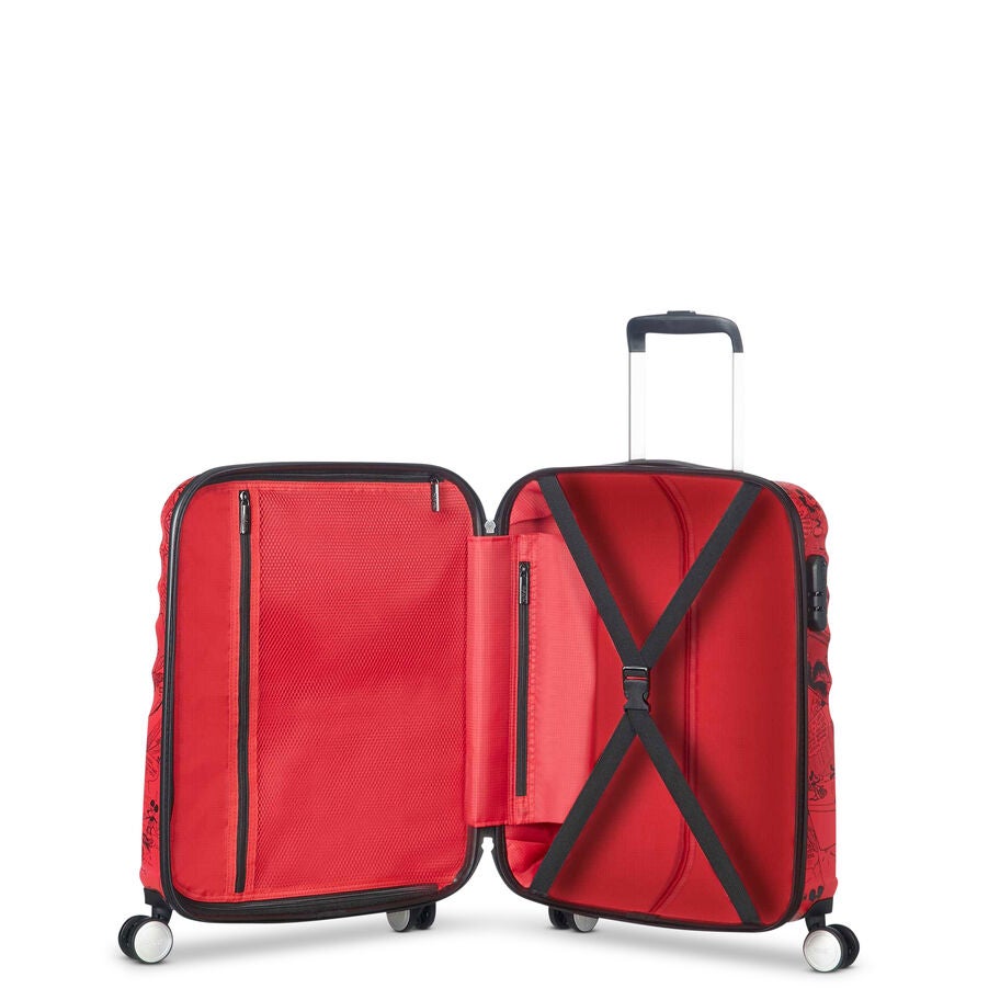 American Tourister Disney Wavebreaker Spinner Carry-On&trade; in the color Mickey Comics Red. image number 1