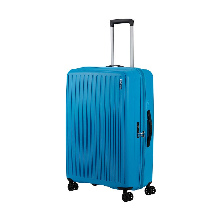 American Tourister Rejoy Spinner 3 Piece Set (CO/M/L) in the color Azure Blue. image number 8
