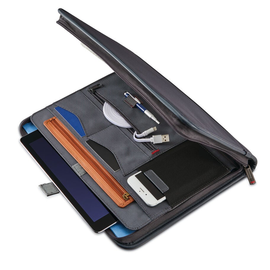 Samsonite Xenon Business Accessories Zipped Portfolio With Writing Pad