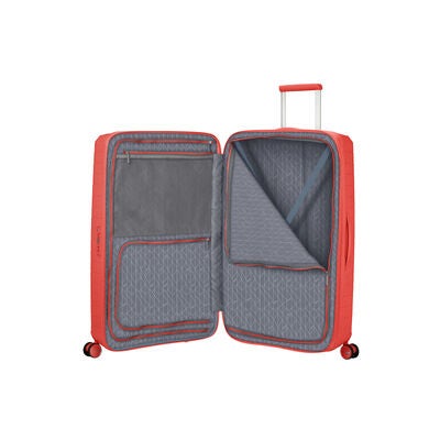 American Tourister FastForward Spinner Large in the color Sunset Coral.