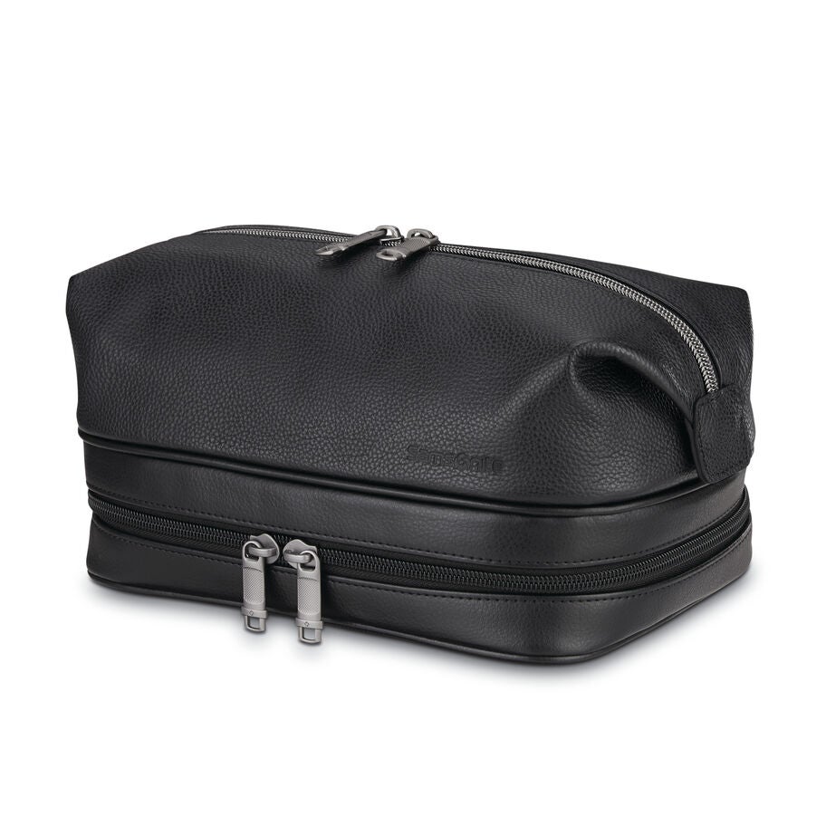 Samsonite Classic Leather Trousse de voyage in the color Noir. image number 0