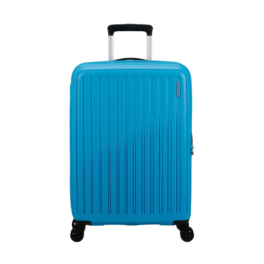 American Tourister Rejoy Spinner Medium in the color Azure Blue. image number 9