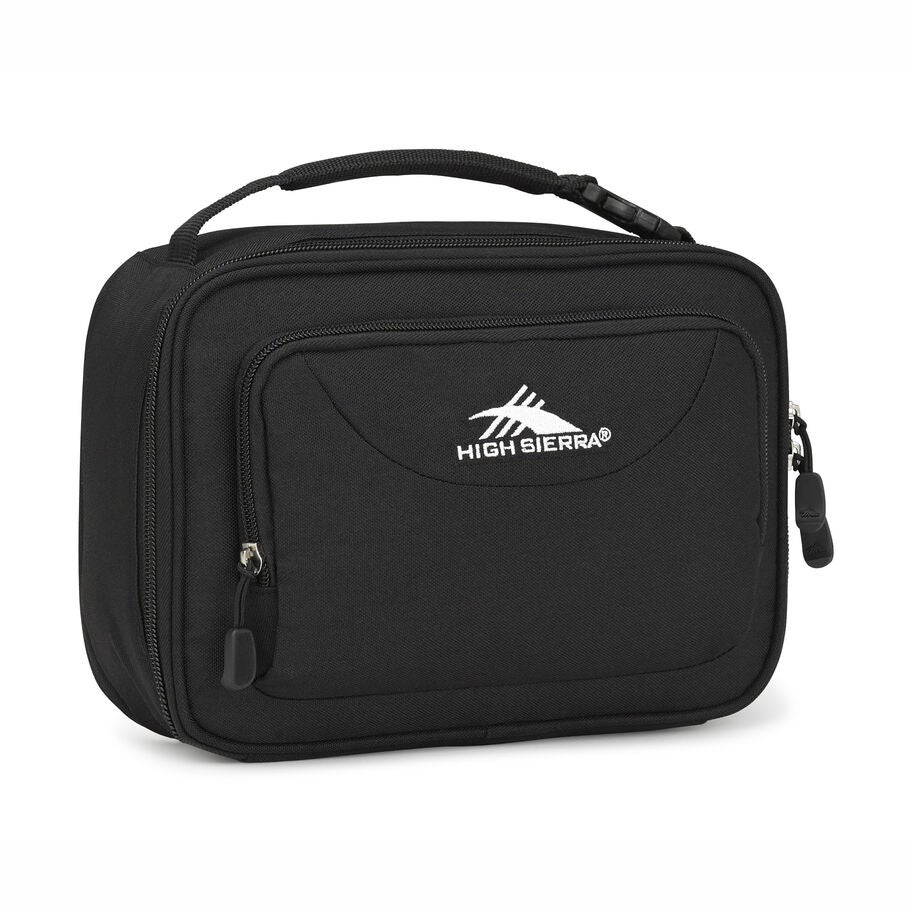 High Sierra Lunch Bags Single Compartment Lunch Kit in the color Black. image number 0