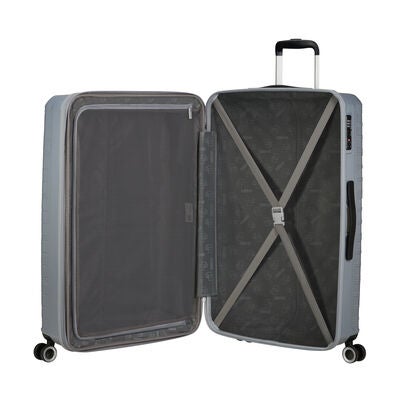 American Tourister Surftime Spinner Large in the color Silver.