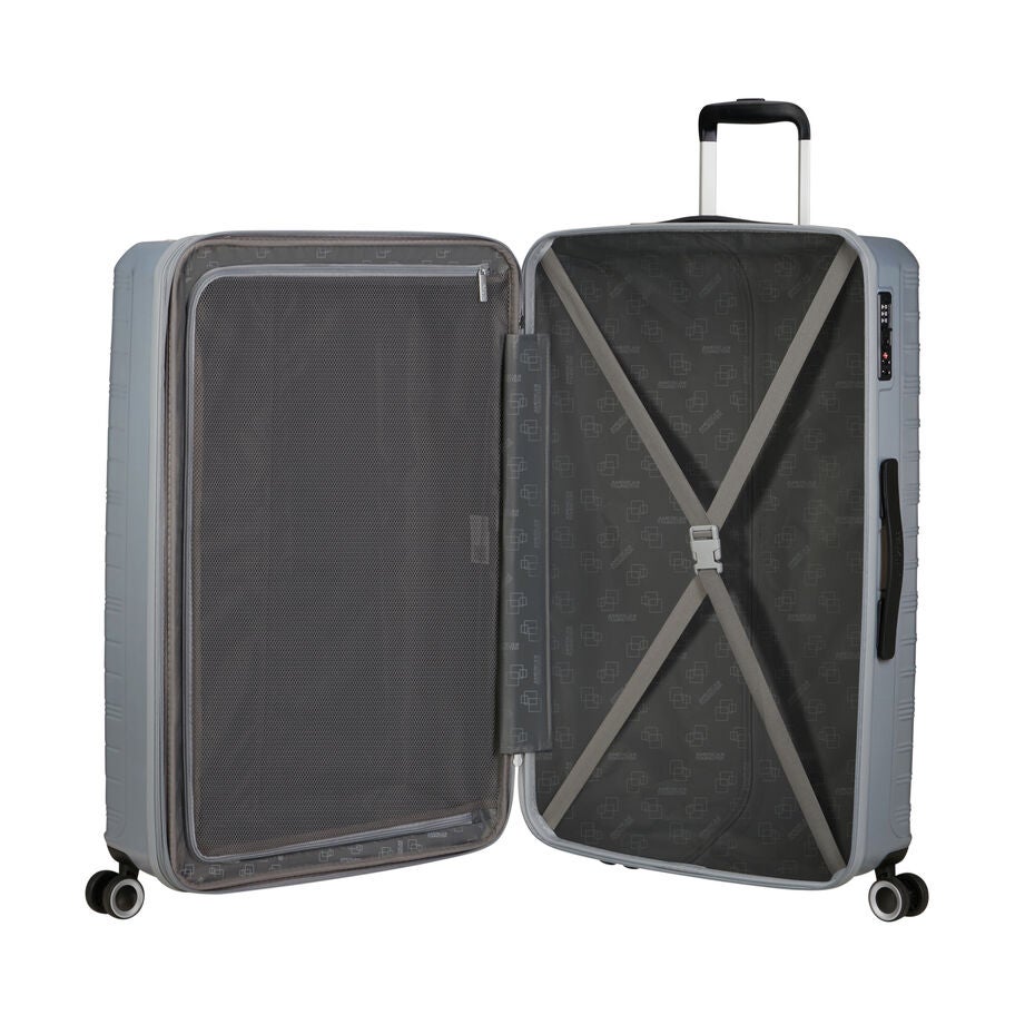 American Tourister Surftime Spinner Large in the color Silver. image number 1