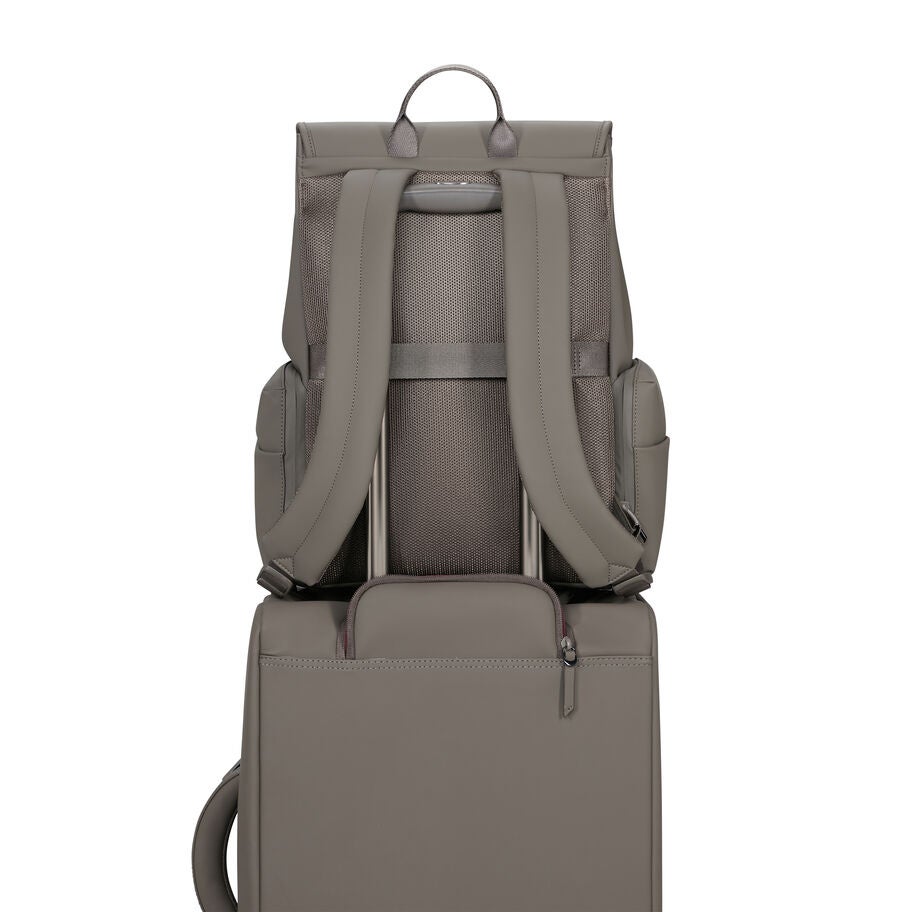 Lipault LOST IN BERLIN Cargo Backpack 2.0 in the color New | Ash Stone. image number 8