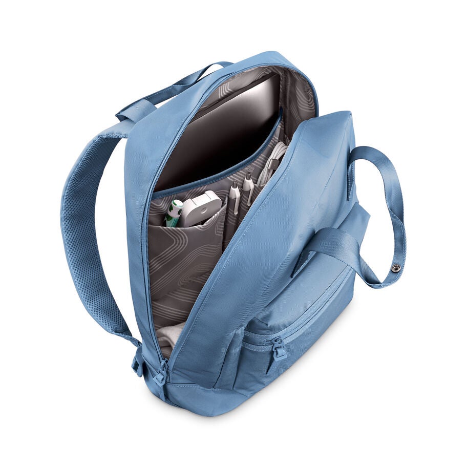 American Tourister Stratum 3 Backpack in the color Elemental Blue. image number 2