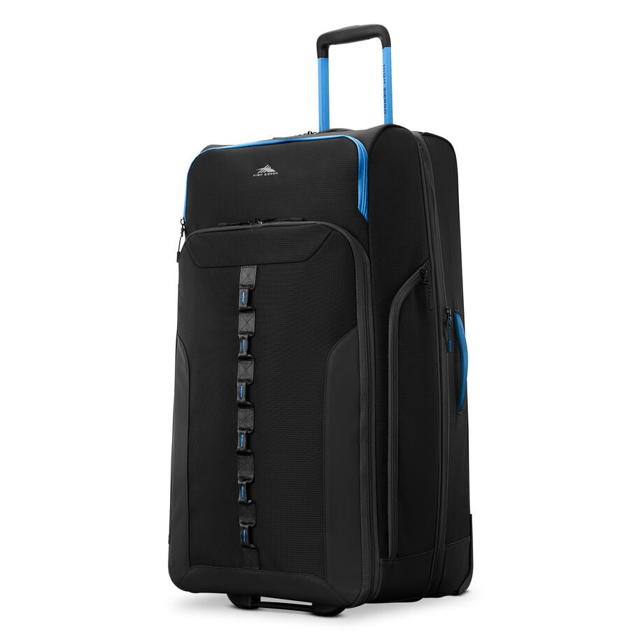 High Sierra Hi-Life Wheeled Duffle (32") in the color Black/Blue. image number 0