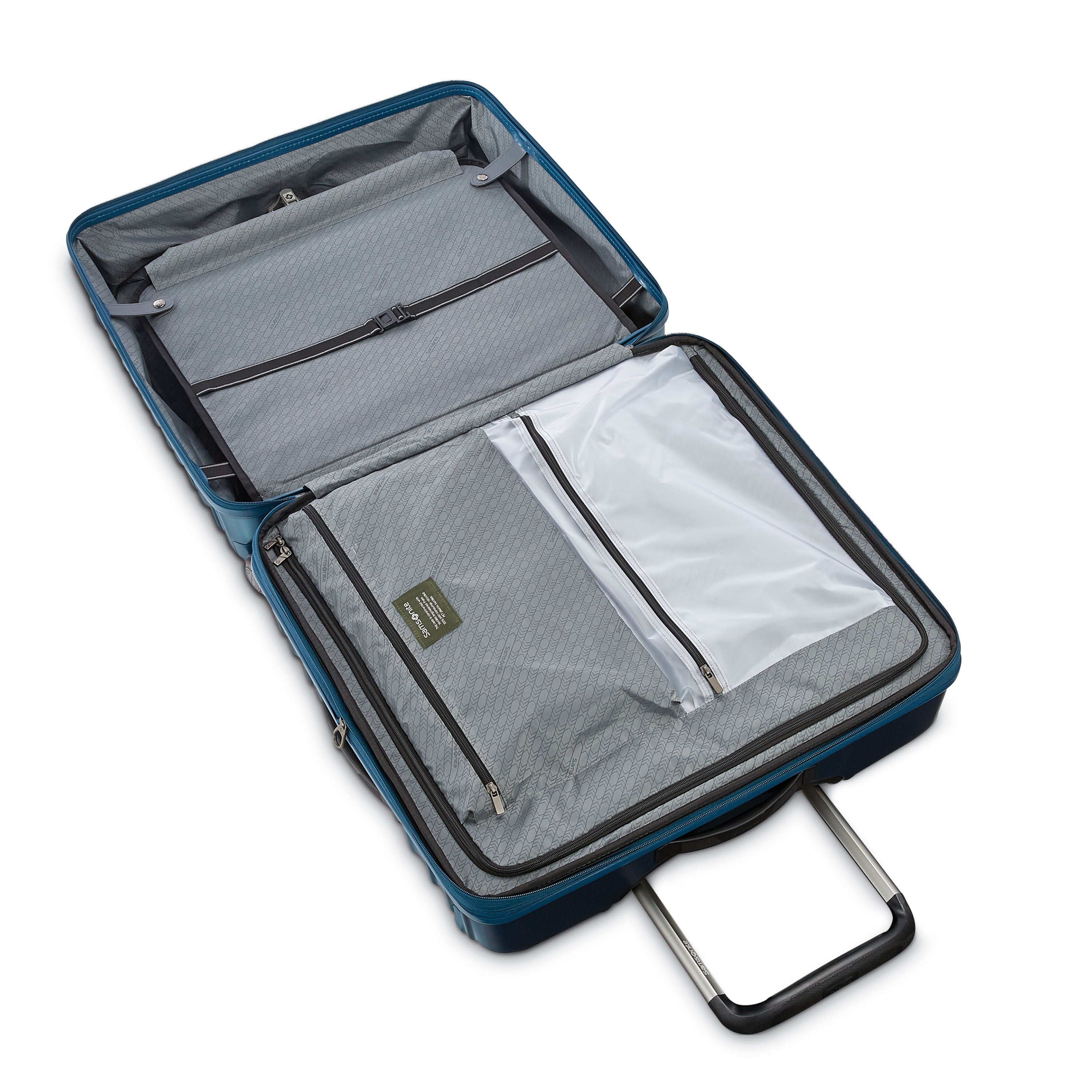 Samsonite stryde hardside glider with top double spinner wheels
