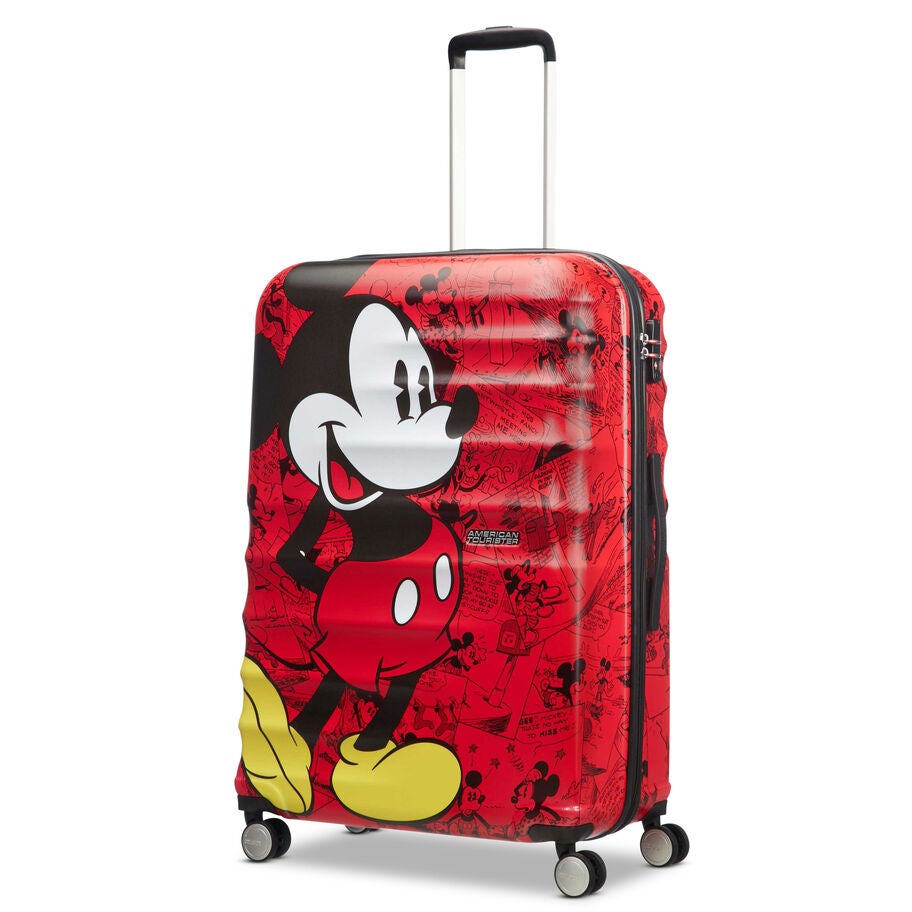 American Tourister Disney Wavebreaker Spinner Large in the color Mickey Comics Red. image number 3