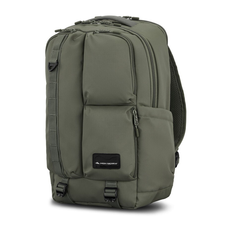 High Sierra Lineage Backpack in the color Olive. image number 0