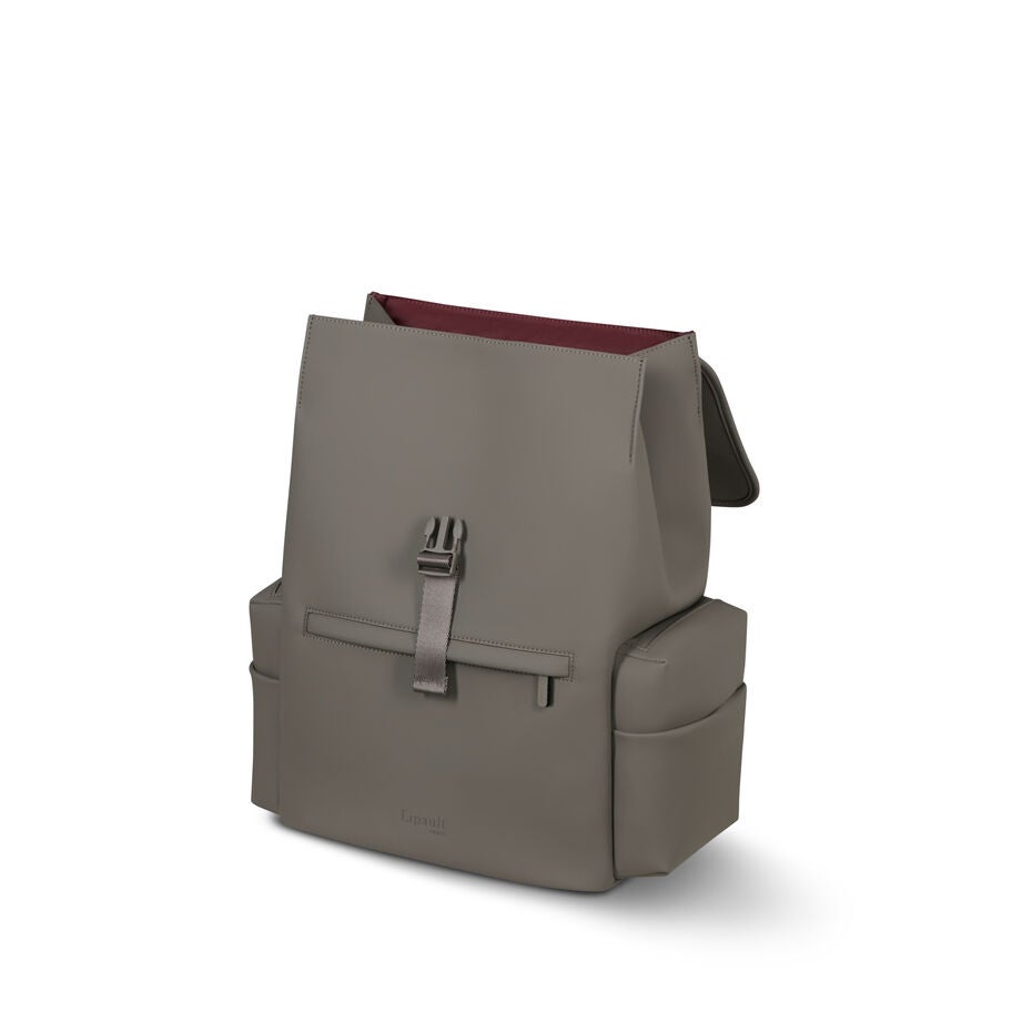 Lipault LOST IN BERLIN Cargo Backpack 2.0 in the color New | Ash Stone. image number 3