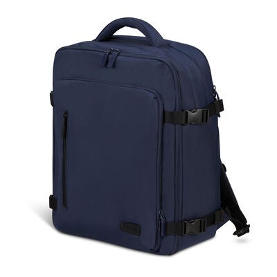 Lipault City Plume Travel Backpack in the color Navy.