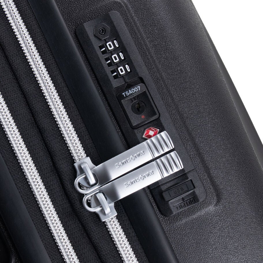 Samsonite Voltage DLX LE 2pc Set in the color Midnight Black. image number 7