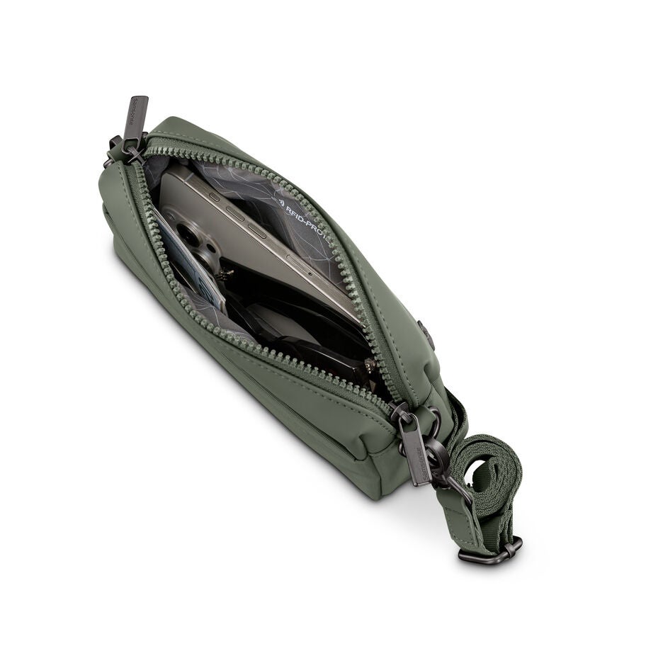Samsonite Companion Bags RFID Crossbody in the color Olive. image number 1