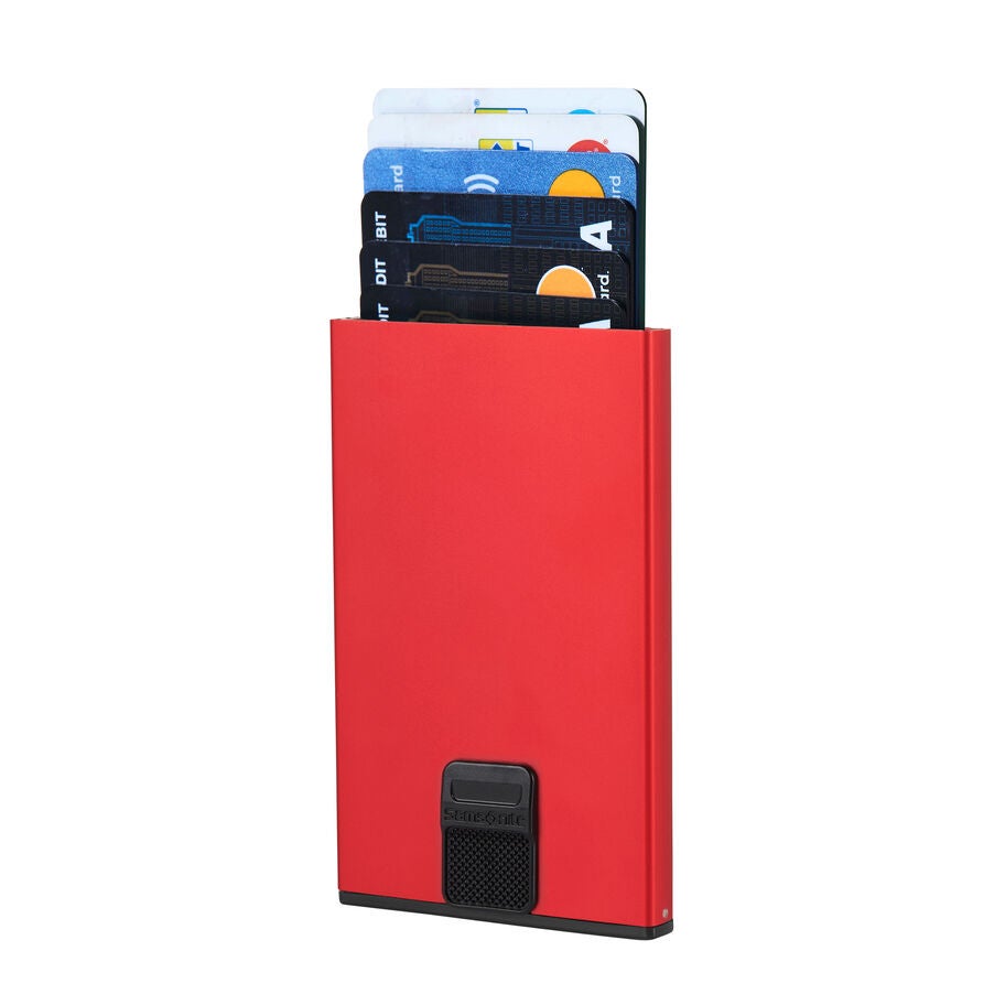 Samsonite Alu Fit Slide-Up Case in the color Red. image number 1