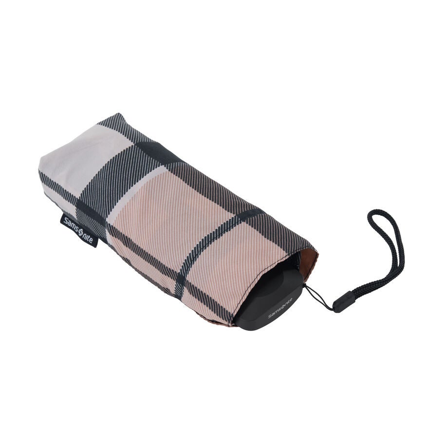Samsonite Umbrellas Plat Manuel in the color Damier beige. image number 2