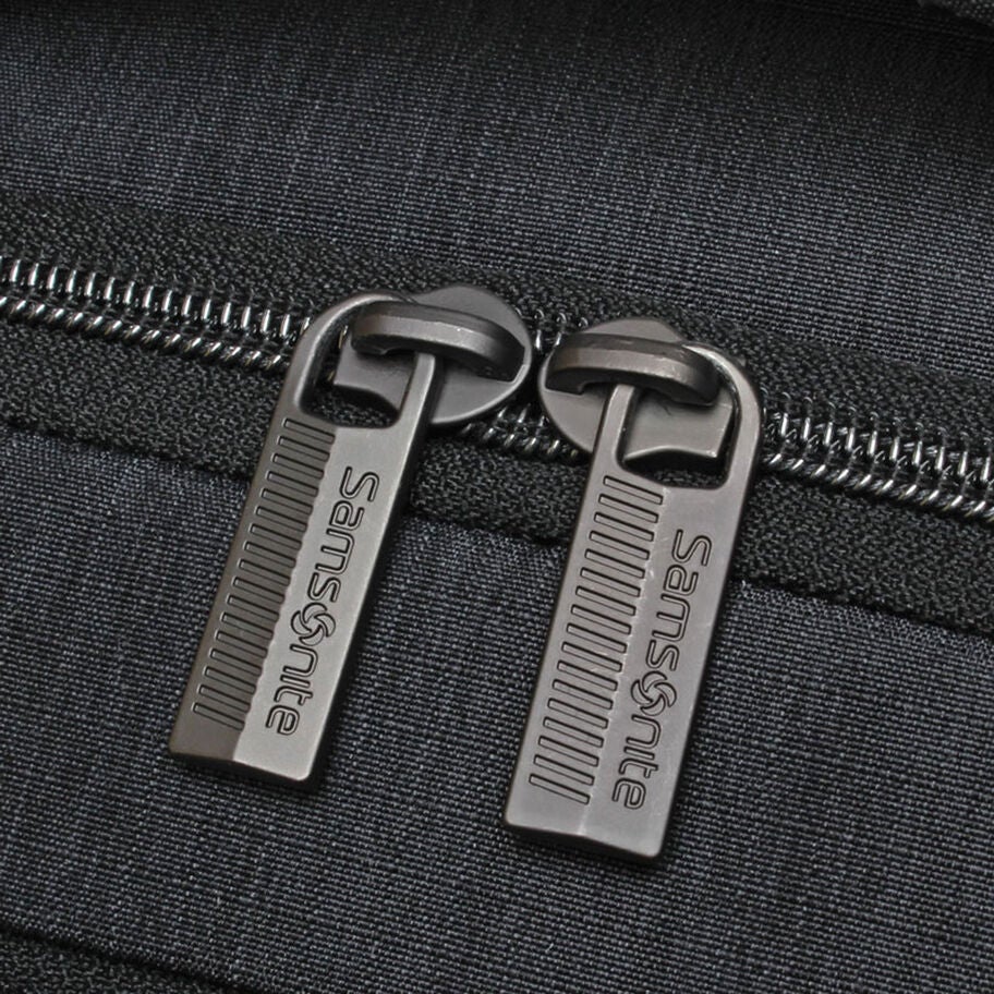 Samsonite Modern Utility Double Shot Backpack in the color Charcoal Heather/Charcoal. image number 5