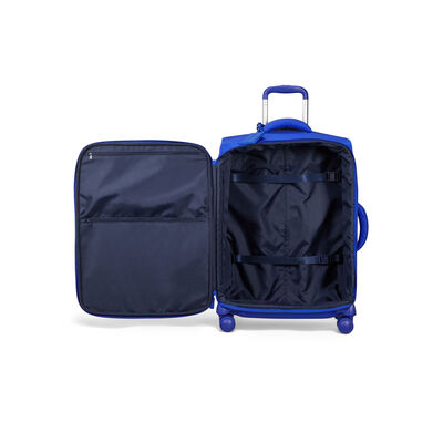 Lipault Plume Medium Trip Spinner Packing Case in the color Magnetic Blue.