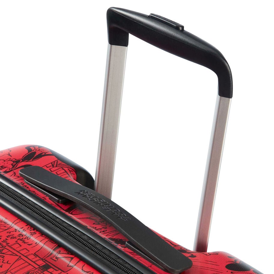 American Tourister Disney Wavebreaker Spinner Carry-On&trade; in the color Mickey Comics Red. image number 2