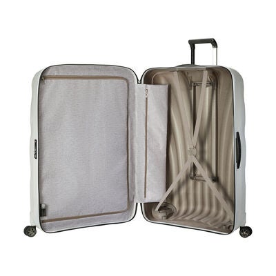 Samsonite C-Lite valise grand &agrave; roues (30) in the color Blanc Cass&eacute;.