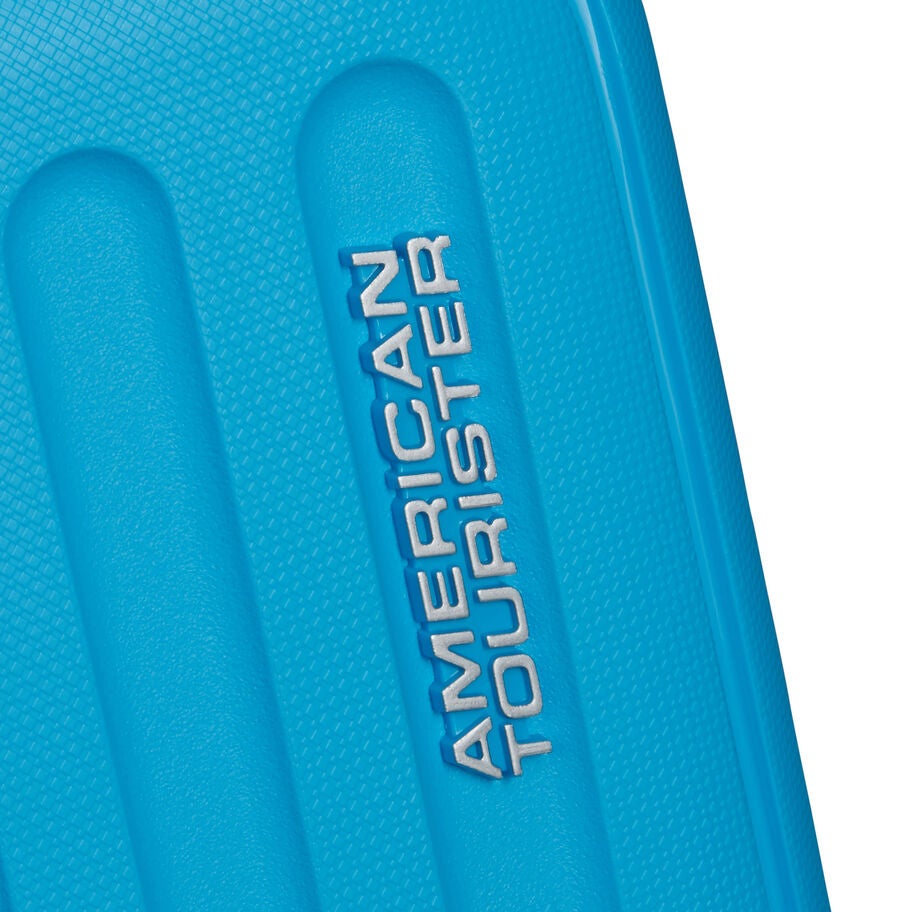 American Tourister Rejoy Spinner Medium in the color Azure Blue. image number 4