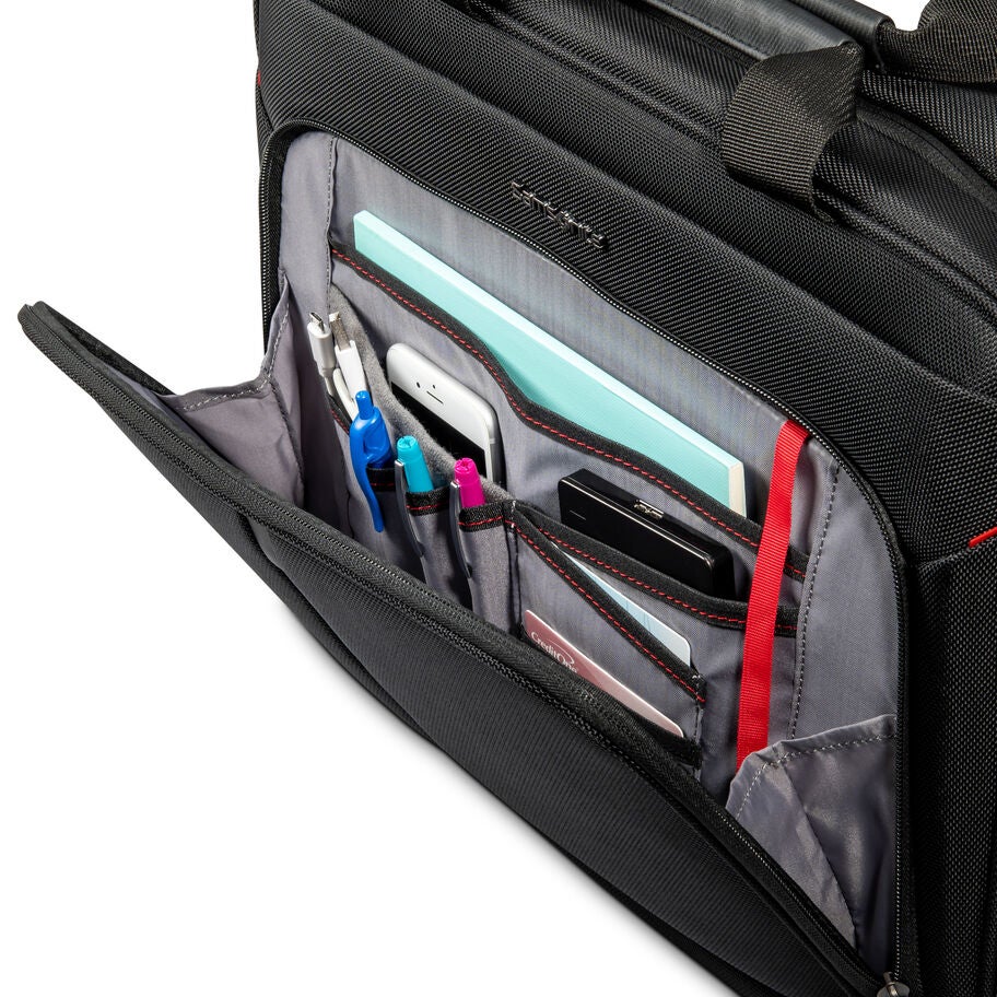 Samsonite Xenon 4.0 Slim Brief in the color Black. image number 2