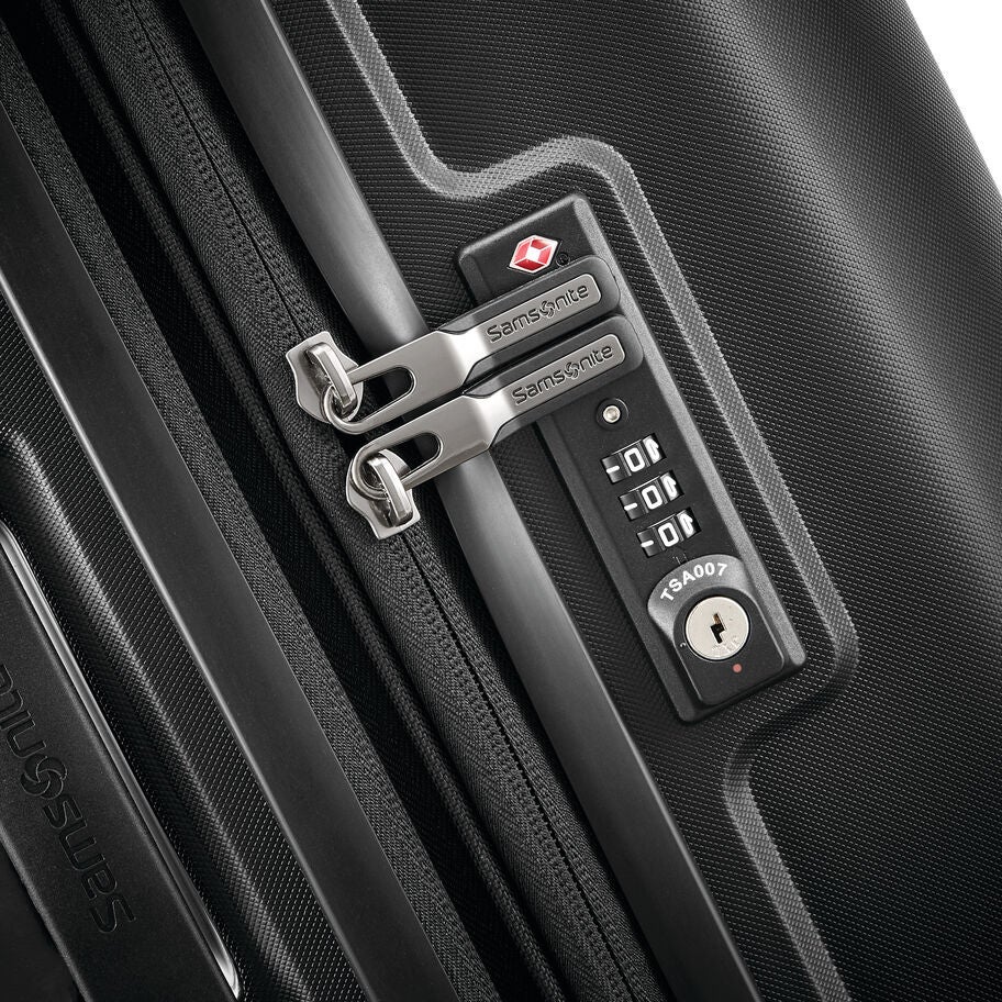 Samsonite Outline Pro Spinner Large in the color Midnight Black. image number 6
