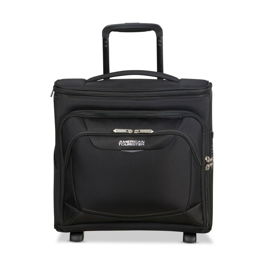 American Tourister SummerRide Expandable Upright Underseater in the color Black. image number 10