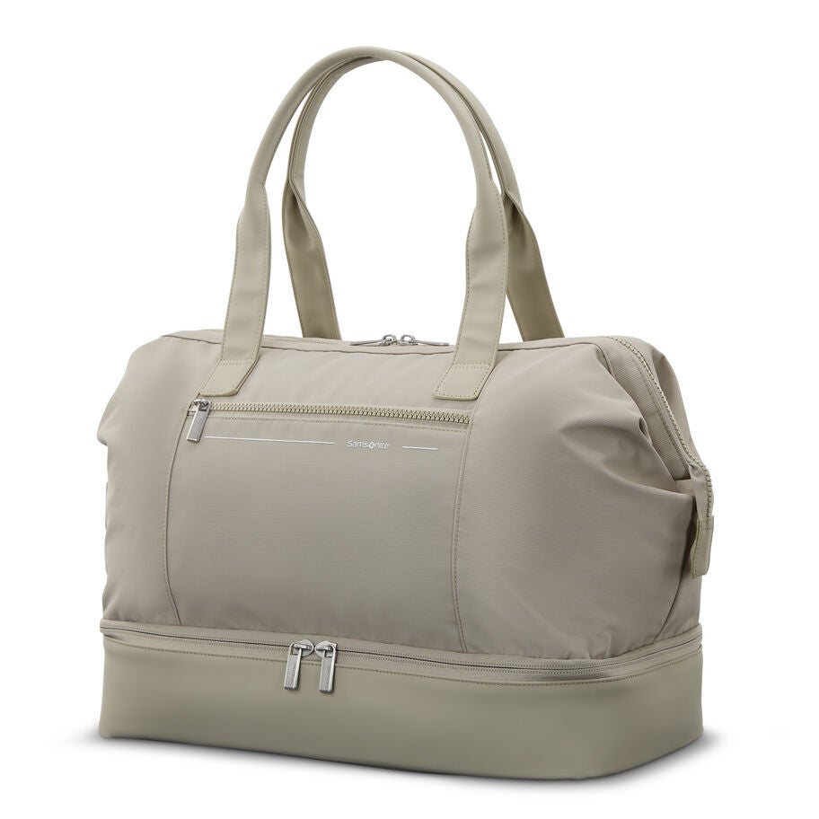 Samsonite Companion Bags Weekender in the color Limestone Grey. image number 4