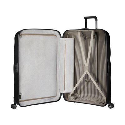 Interior Image of Samsonite Black C-Lite Spinner Extra Large Luggage with Open Interior