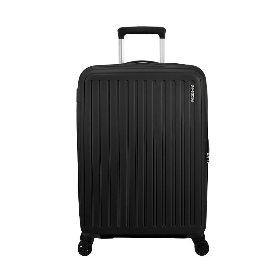 American Tourister Rejoy Spinner Medium in the color True Black. image number 8