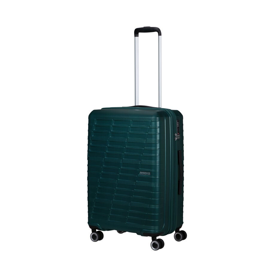 American Tourister Surftime Spinner Medium in the color Metallic Teal. image number 10