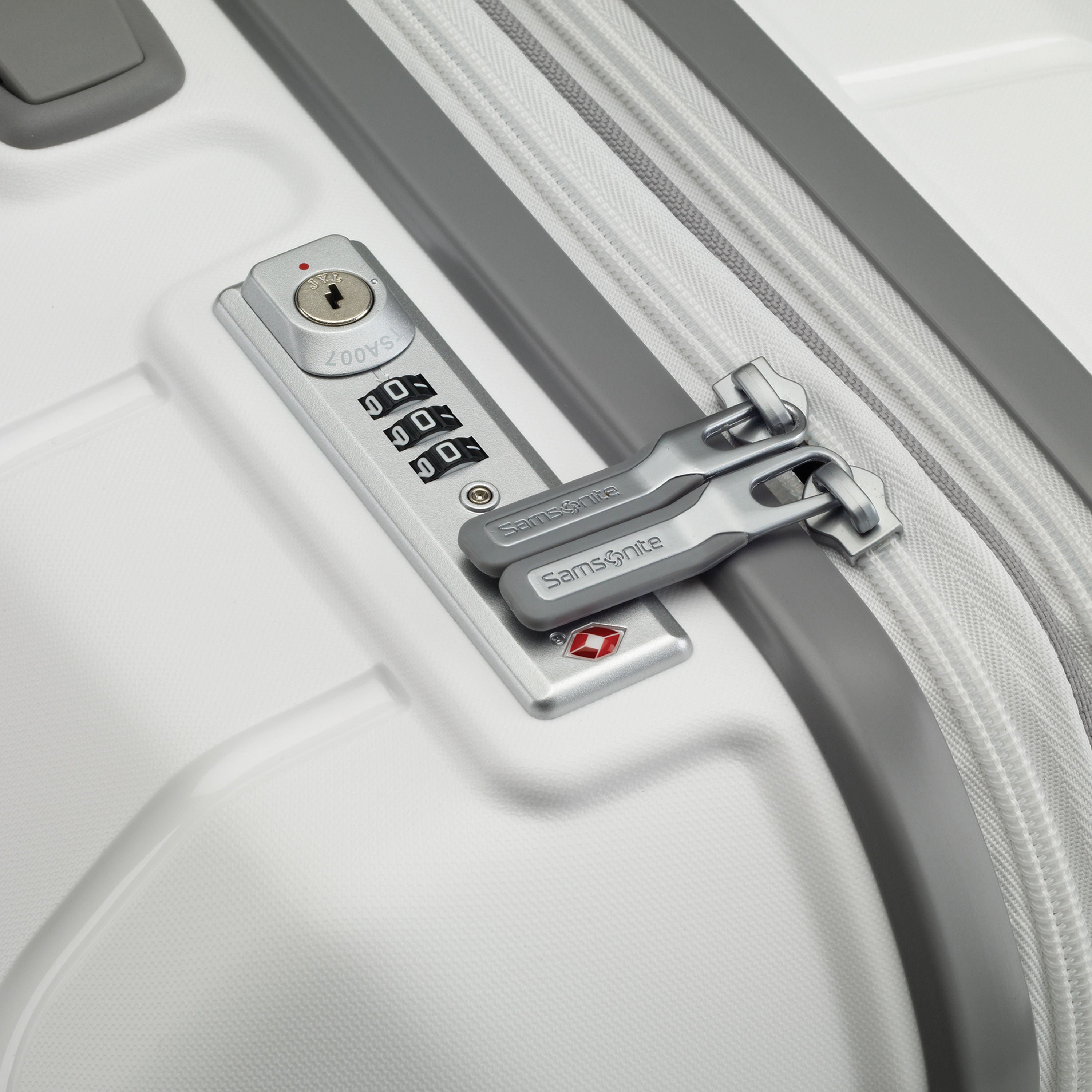 Samsonite spinner lock hot sale