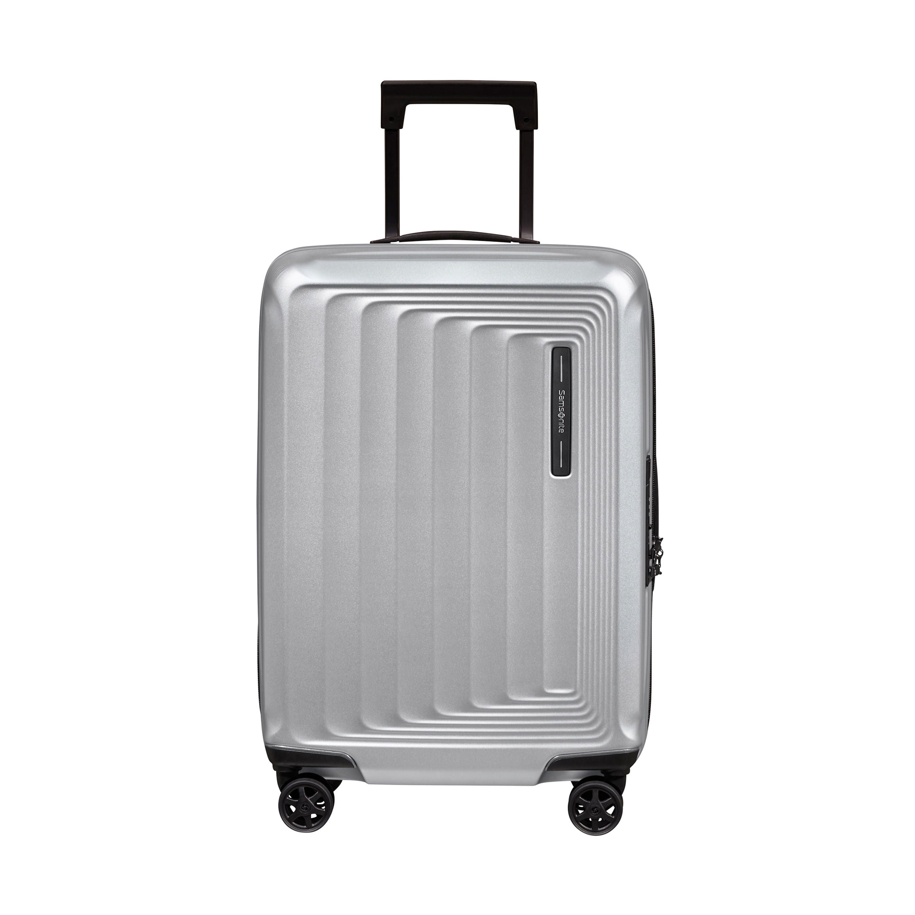 Samsonite Nuon Spinner Carry On Matte Silver