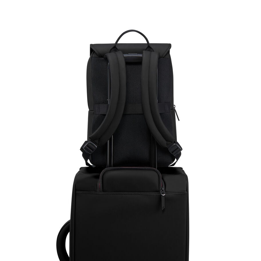 Lipault Lost In Berlin Square Backpack 2.0 in the color Black. image number 6