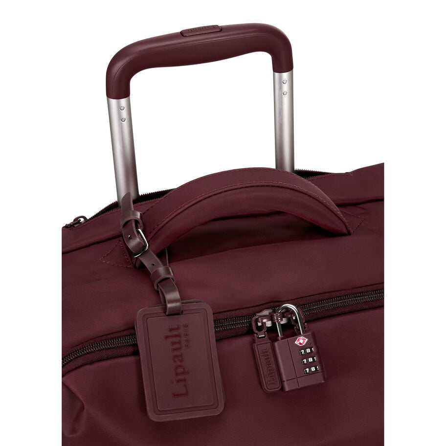 Lipault Foldable Plume Mini Cabin Upright, Bordeaux, Top Pull Handles image number 4