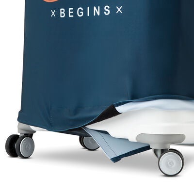 Samsonite Printed Luggage Cover (Medium) in the color City Print.