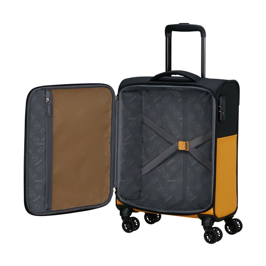 American Tourister Daring Dash valise de cabine &agrave; roues in the color Noir/Jaune. image number 1