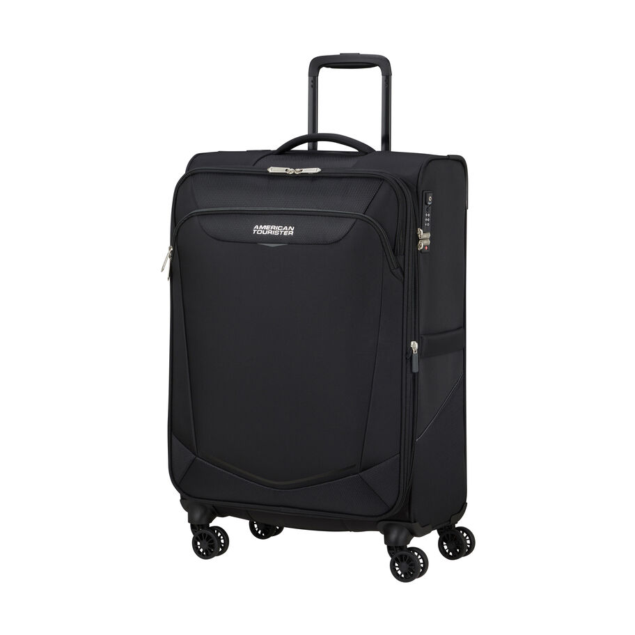 American Tourister SummerRide Spinner Medium in the color Black. image number 0