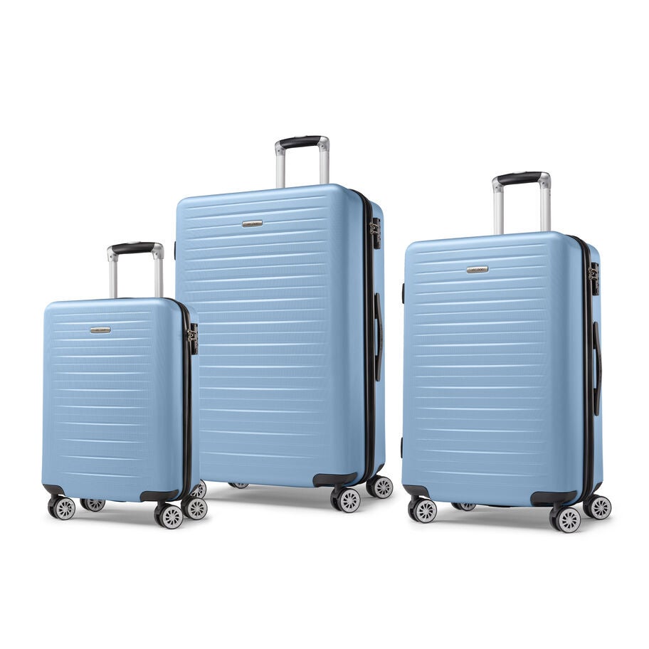 Samsonite Phoenix DLX Spinner 3 Piece Set (CO/M/L) in the color Pastel Blue. image number 0