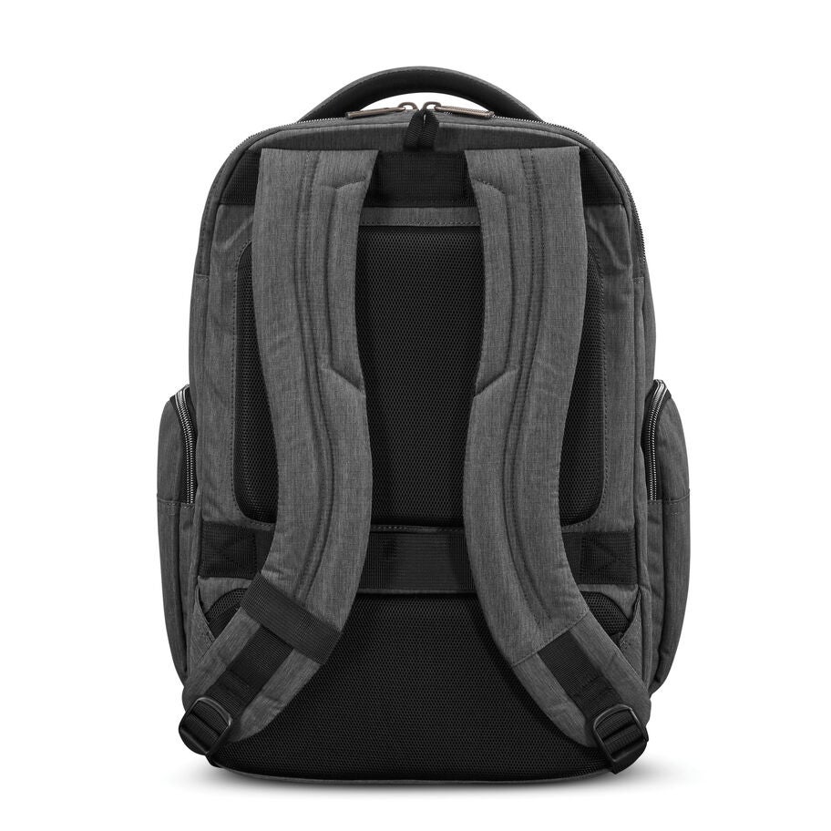 Samsonite Modern Utility Double Shot Backpack in the color Charcoal Heather/Charcoal. image number 6