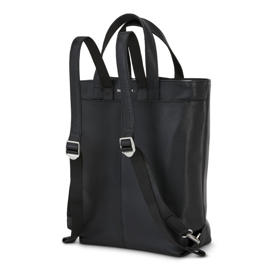 Samsonite Sac &agrave; dos en cuir convertible pour femme in the color Noir. image number 7