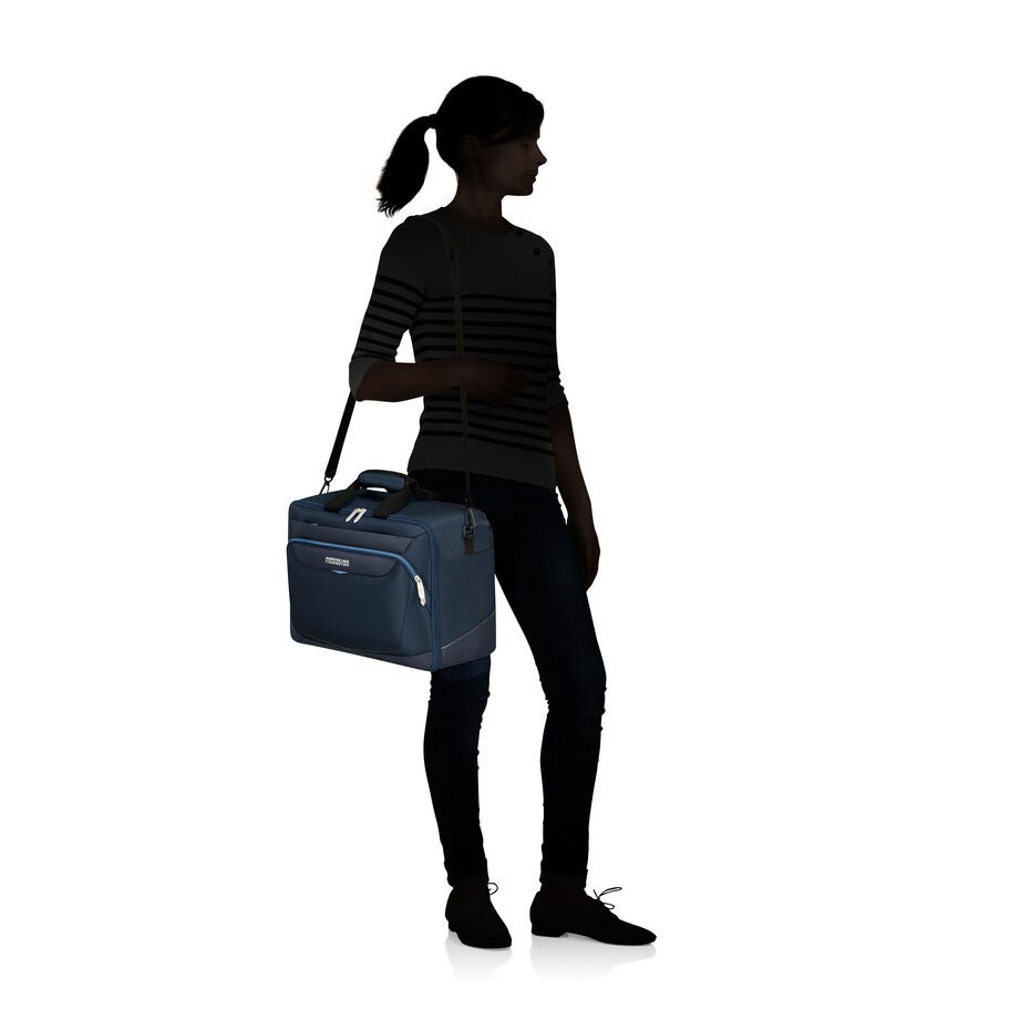 American Tourister SummerRide Convertible Boarding Bag in the color Navy. image number 12