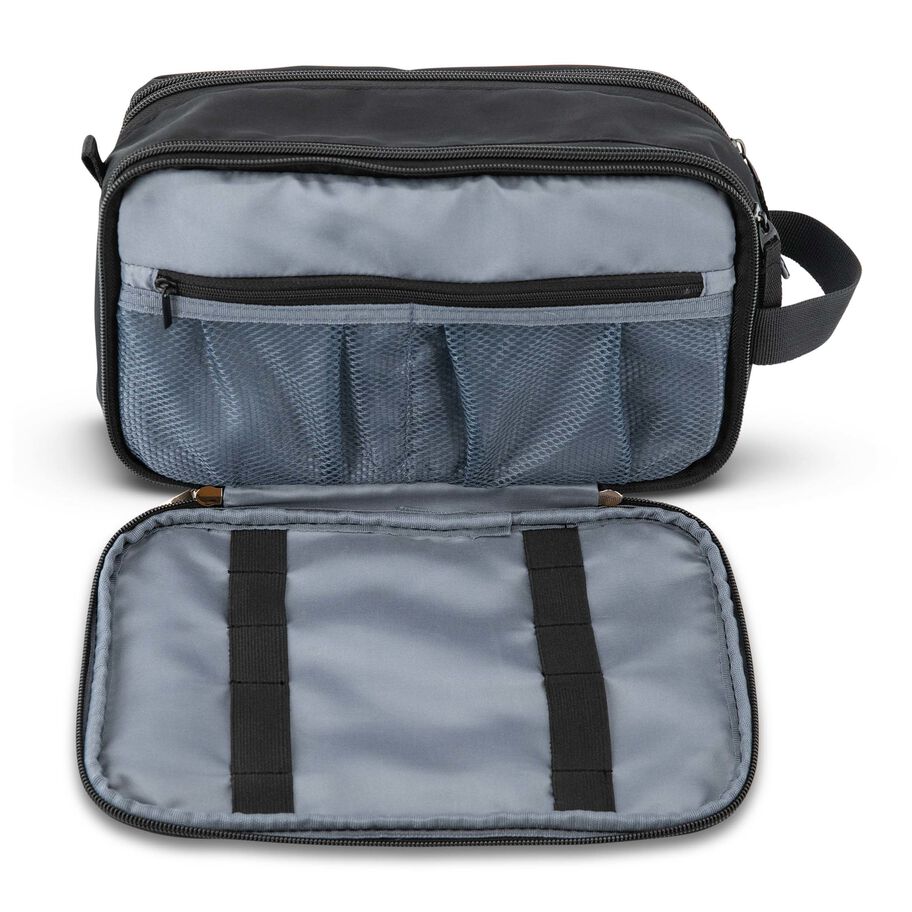 Samsonite Companion Sacs - Trousse de voyage de luxe &agrave; fermeture &agrave; glissi&egrave;re sup&eacute;rieure pour femmes in the color Noir. image number 3