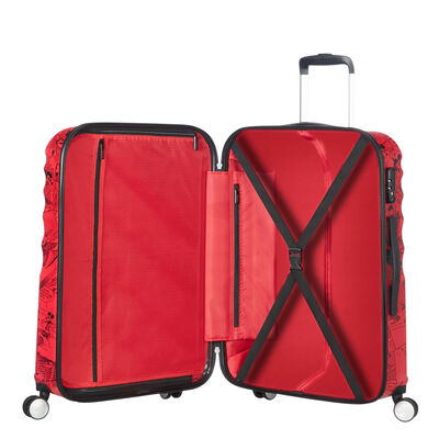 American Tourister Disney Wavebreaker Spinner Medium in the color Mickey Comics Red.