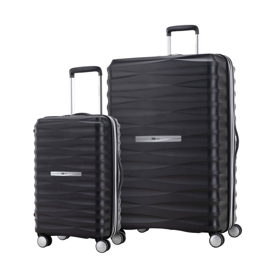 Samsonite Voltage DLX LE 2pc Set in the color Midnight Black. image number 0