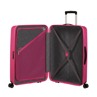 American Tourister Rejoy Spinner Large in the color Hawaiian Pink.